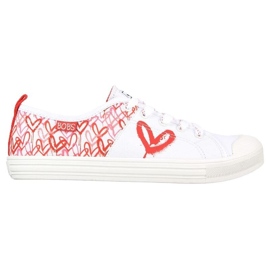 Zapatos Skechers x JGoldcrown: Bobs B Cool All Corazon W 113952-WRPK blanco
