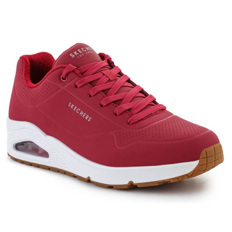 Skechers Sport Zapatos Skechers Hombre Sin Cordones Rojos Skechers