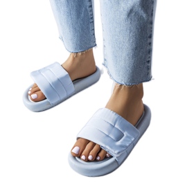 BM Zapatillas casa Velcro Aleron azul