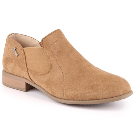 Slip-on mujer ante beige Jezzi ASA142-26A