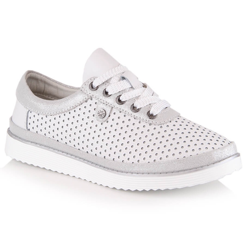 Deportivo mujer cómodo piel blanco S.Barski LR29558