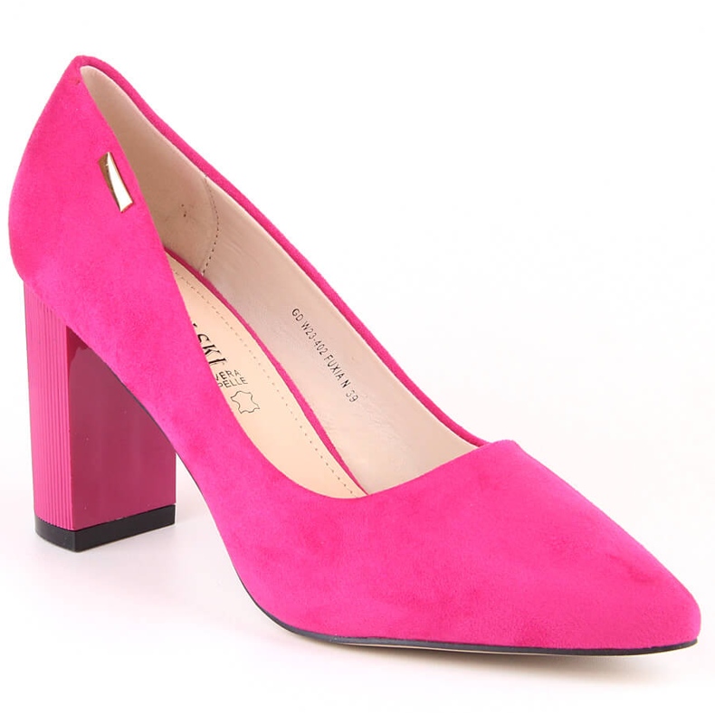 Salones mujer ante fucsia T.Sokolski W23-402 rosado