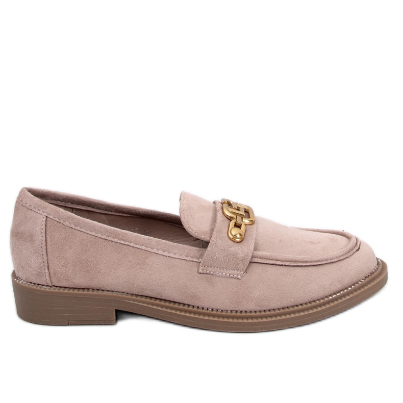 BM Mocasines Berian Kaki de ante beige
