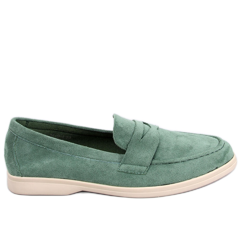 Mocasines Blum de ante verde