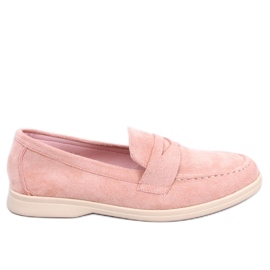 Mocasines Blum de ante rosa rosado