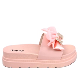 BM Sandalias Teddy Pink plataforma osito rosado