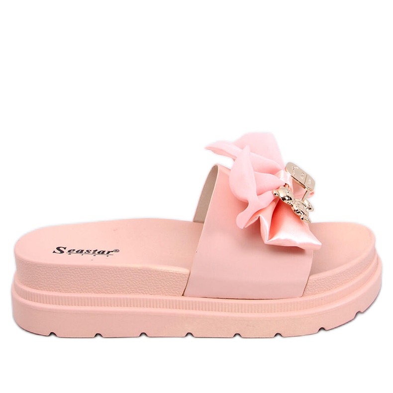BM Sandalias Teddy Pink plataforma osito rosado
