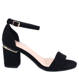 Sandalias tacón Dicarlo ante negro
