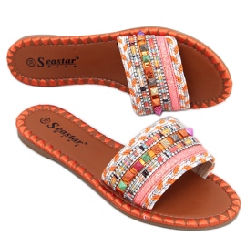 Pantuflas Marruecos Marrakech Naranja