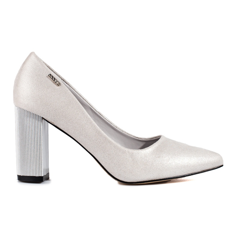 Zapatos de salón Shelovet plateados plata