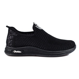 Deportivas de mujer ligeras de textil negro T.Sokolski