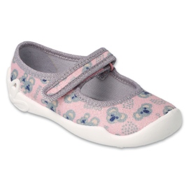 Zapatos befado niño 114X513 rosa plata