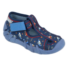 Calzado infantil befado 190P103 azul marino multicolor