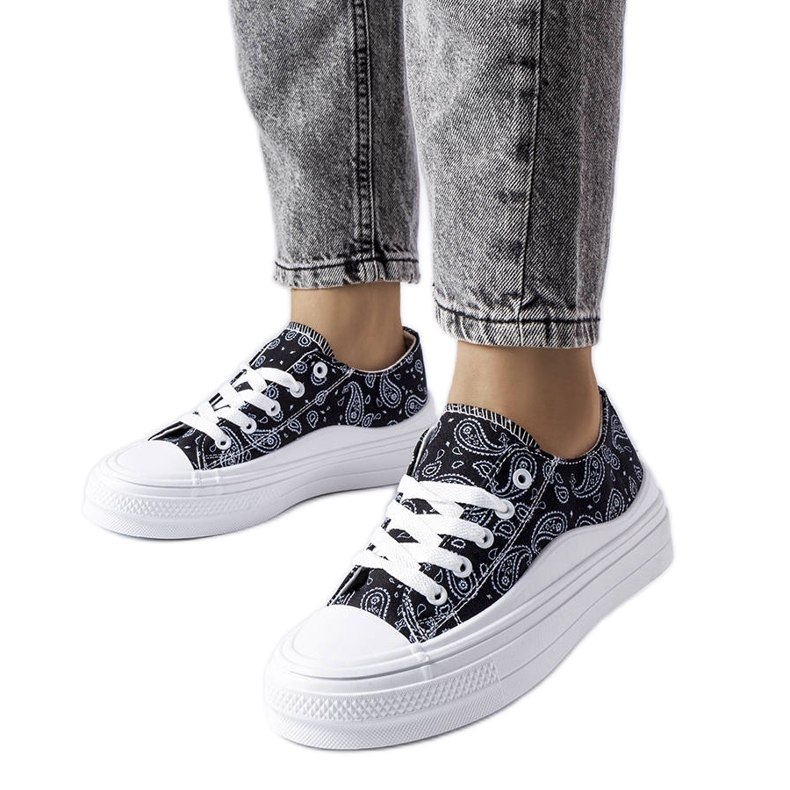 Zapatillas negras con plataforma de Bélair negro