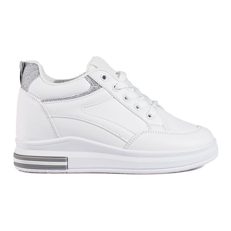 Deportivas blancas con cuña oculta de Shelovet blanco