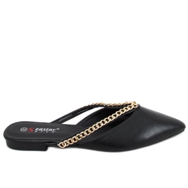 Seastar Babucha Monata Negro con cadena