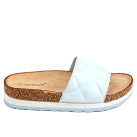 Pantuflas Bahr Corcho Azul