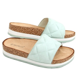 Pantuflas Bahr Corcho Verde