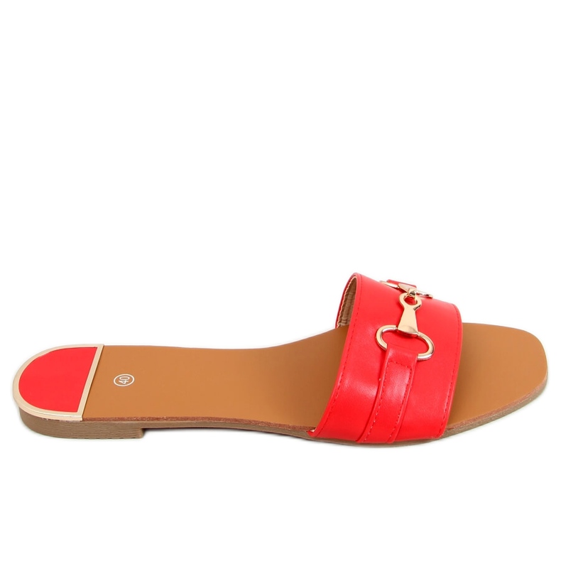 Gallery Zapatillas casa mujer rojas rojo