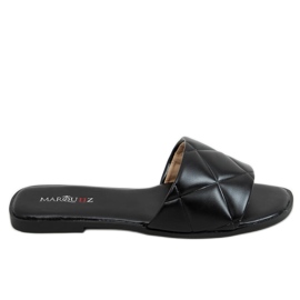 Chanclas Cray Black acolchadas negro