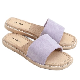 Pantuflas de mujer Daniels Morado en ante violeta Pantuflas de mujer Daniels Morado en ante violeta