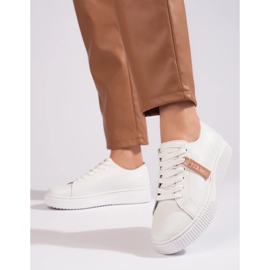 Vinceza Zapatillas blancas clásicas de Vincez blanco