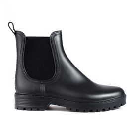 Botas negras con suela gruesa de Shelovet negro