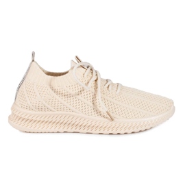 Deportivas mujer textil ligero Shelovet beige