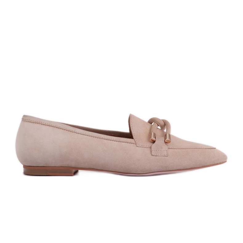 Marco Shoes mocasines adornados beige