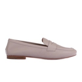 Marco Shoes mocasines sin forro beige