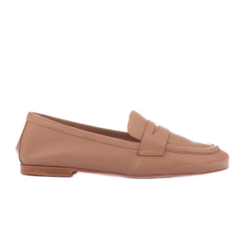 Marco Shoes mocasines sin forro beige