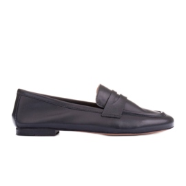 Marco Shoes mocasines sin forro negro