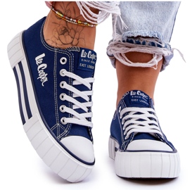 Zapatillas de Mujer En La Plataforma Lee Cooper LCW-23-31-1803L Azul Marino