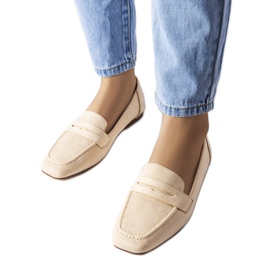 Mocasines en ante ecológico beige de Meilleur Mocasines en ante ecológico beige de Meilleur