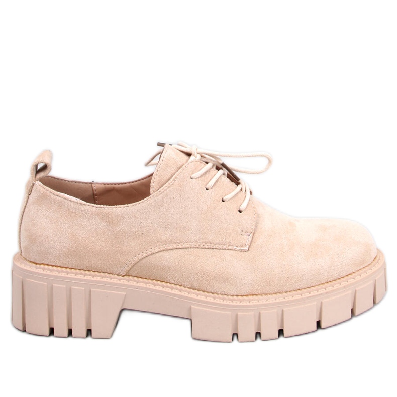 PA1 Mocasín plataforma ante de Amparo Beige