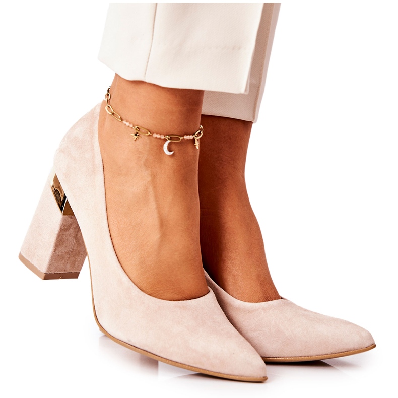 Lewski Shoes Zapatos De Salón De Ante Lewski 3117 Beige