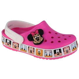 Crocs Fl Minnie Mouse Band Clog T Jr 207720-6QQ rosa
