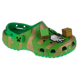 Crocs Elevated Minecraft Clásico Zueco Jr. 208473-90H verde
