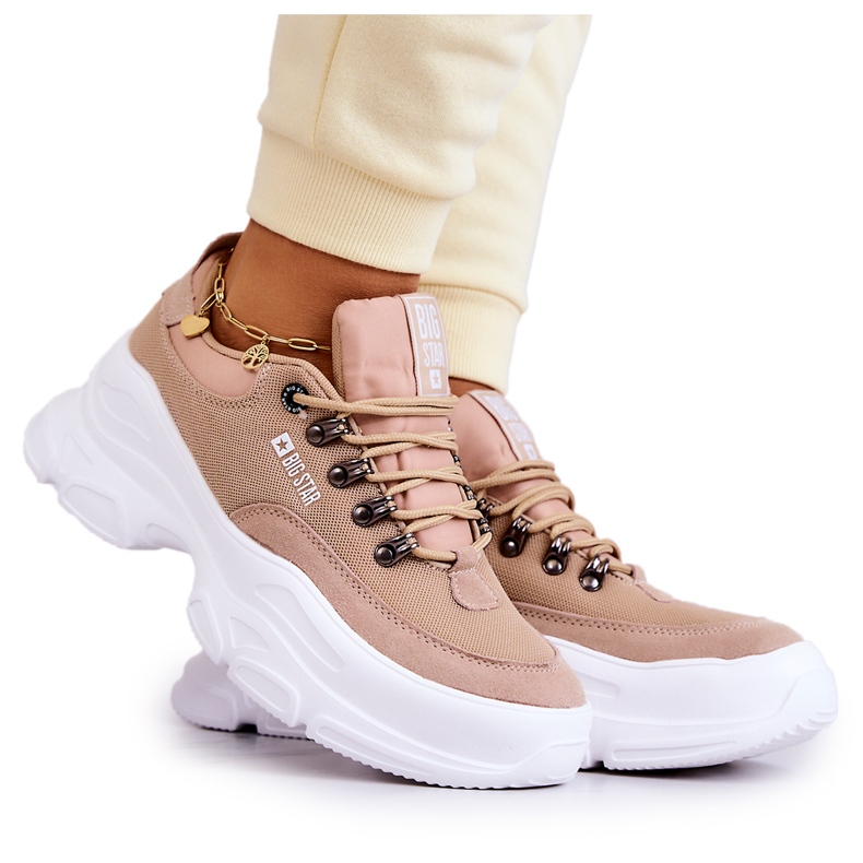 Zapatillas deportivas de mujer Sneakers Big Star JJ274A222 Beige