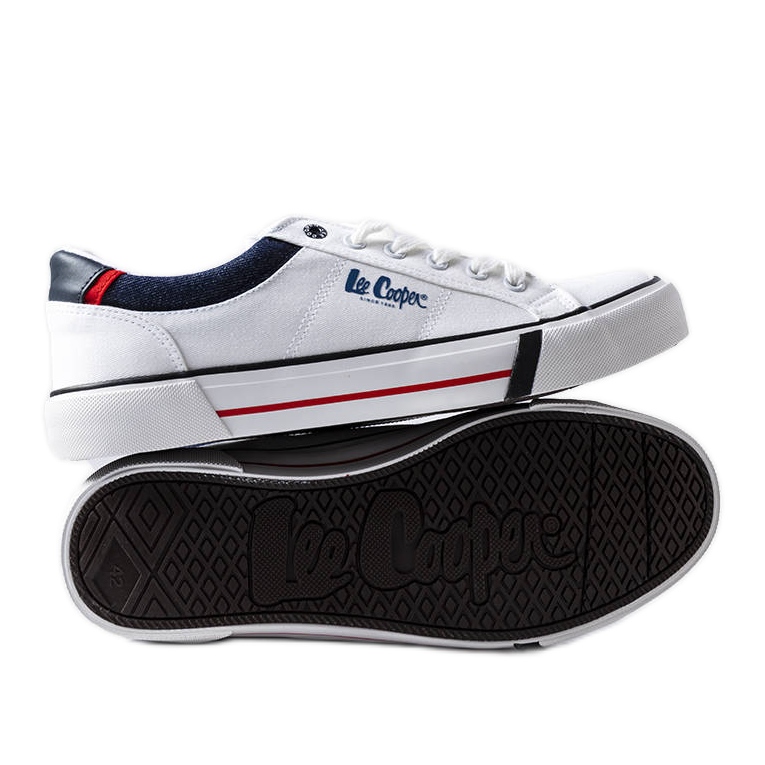 Lee Cooper LCW-23-31-1835M zapatillas blancas blanco