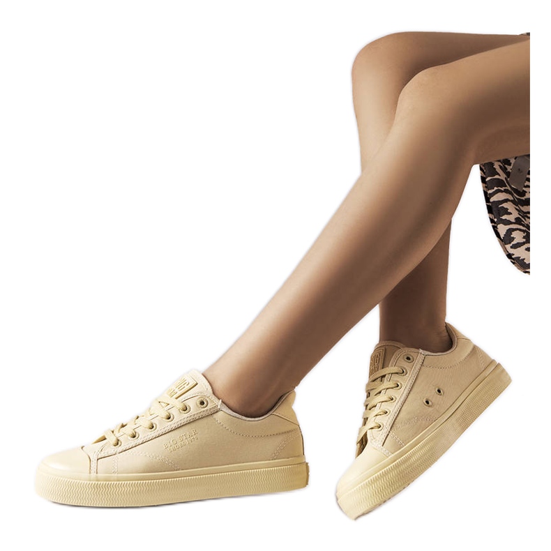 Zapatillas de lona beige de Big Star LL274094