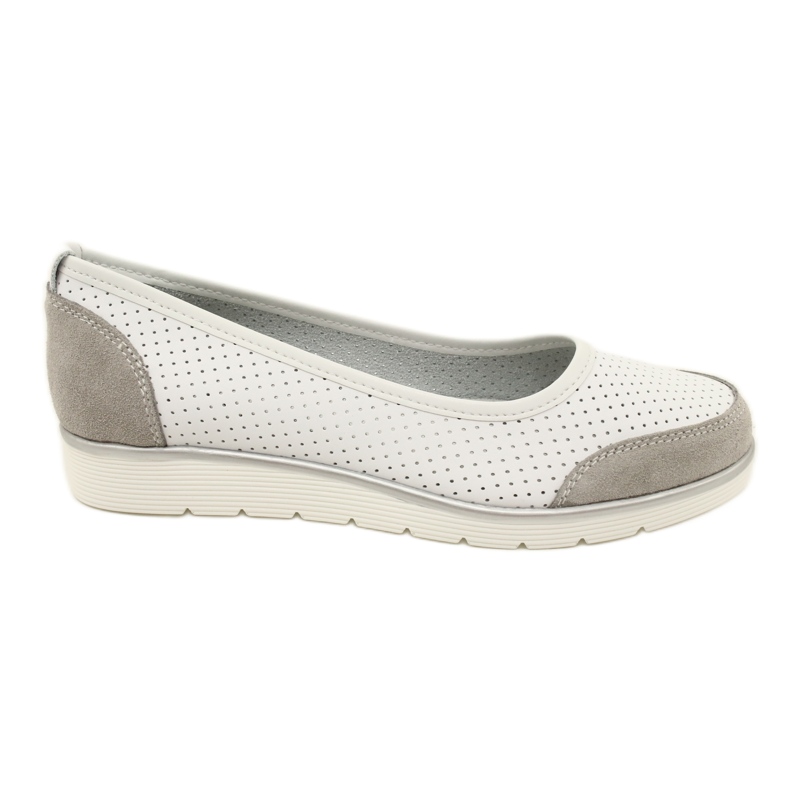 Bailarinas de mujer en piel calada Filippo Dp4524/23 blanco