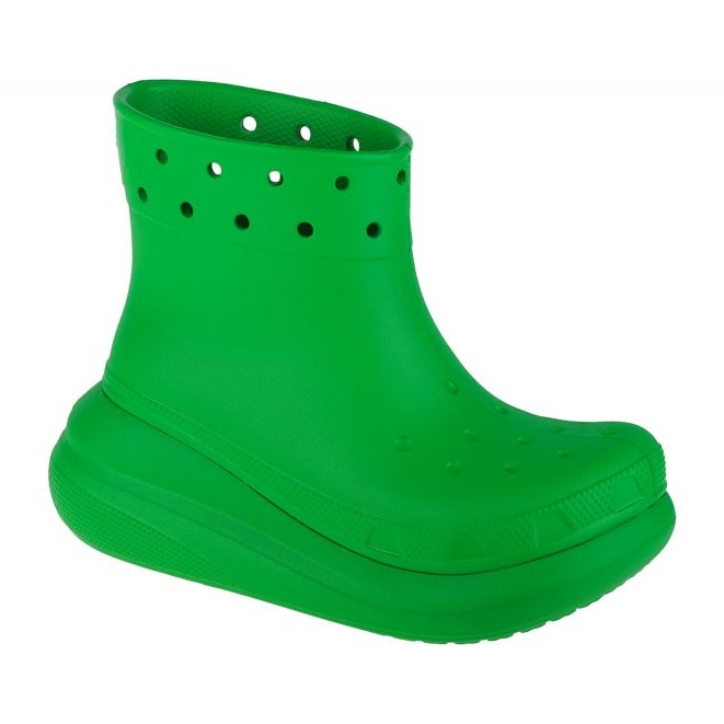 Botas de lluvia Crocs Classic Crush W 207946-3E8 verde Botas de lluvia Crocs Classic Crush W 207946-3E8 verde