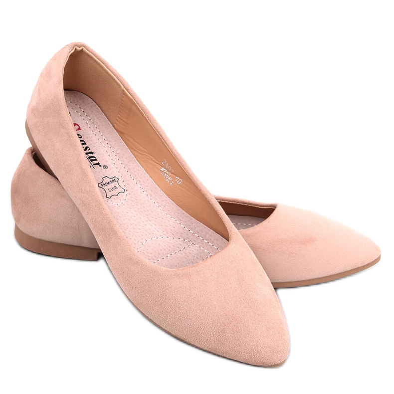 BM Bailarinas Keys Khaki plantilla piel beige