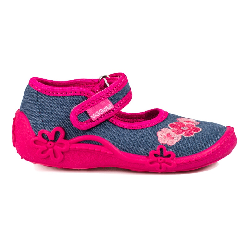 Zapatillas casa niña Viggami Misia Jeans rosa azul