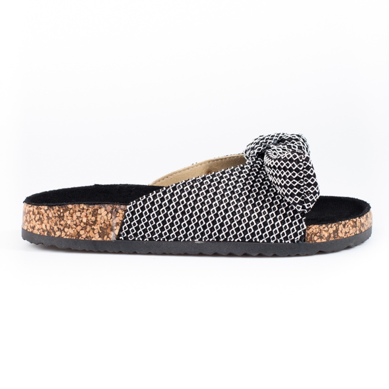 Chanclas Vinceza con lazo negro