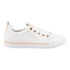 Shelovet zapatillas blancas clásicas de mujer blanco