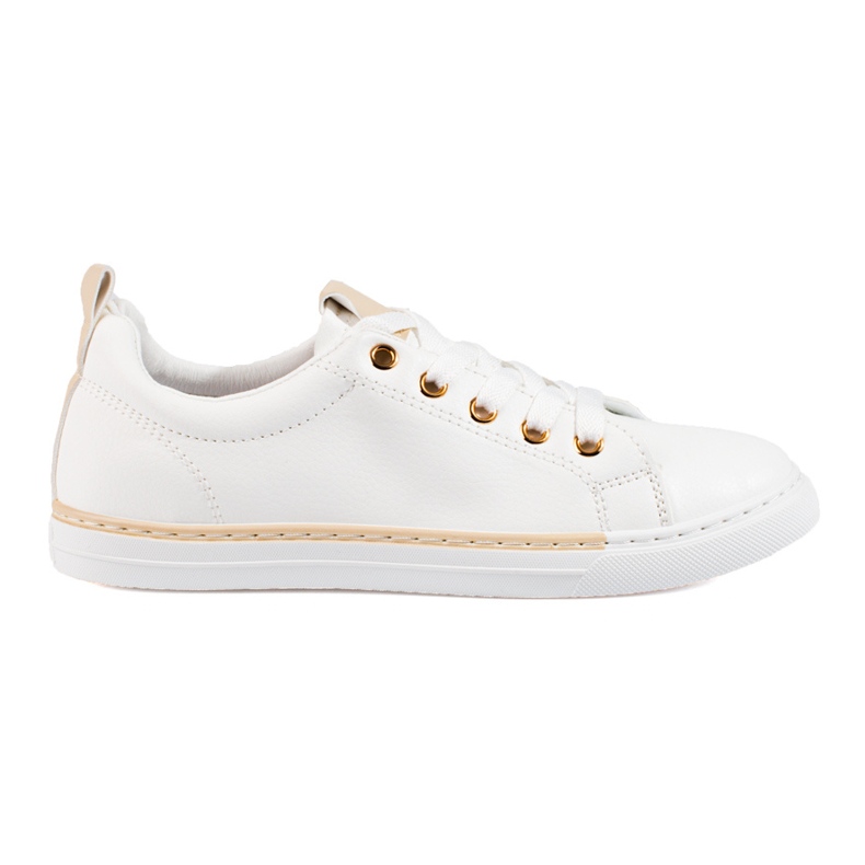 Shelovet zapatillas blancas clásicas de mujer blanco