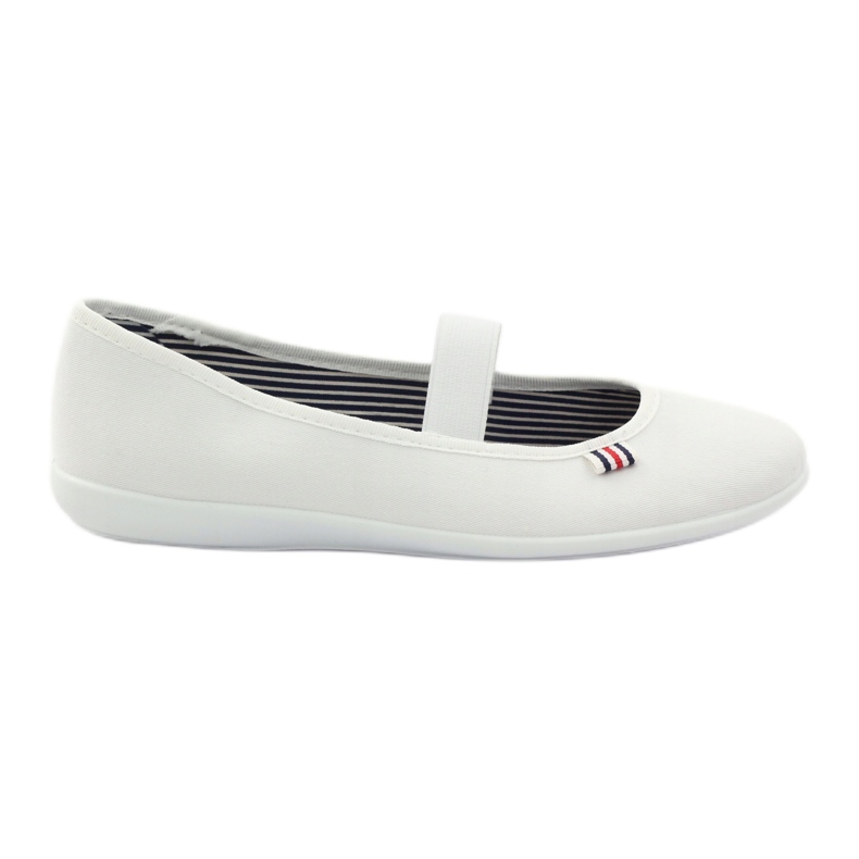 Zapatillas de mujer blancas Befado 493Q003 blanco