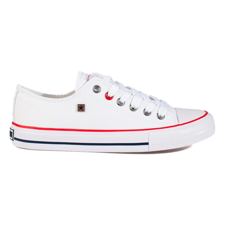 Big Star T274022101 zapatillas clásicas blancas blanco
